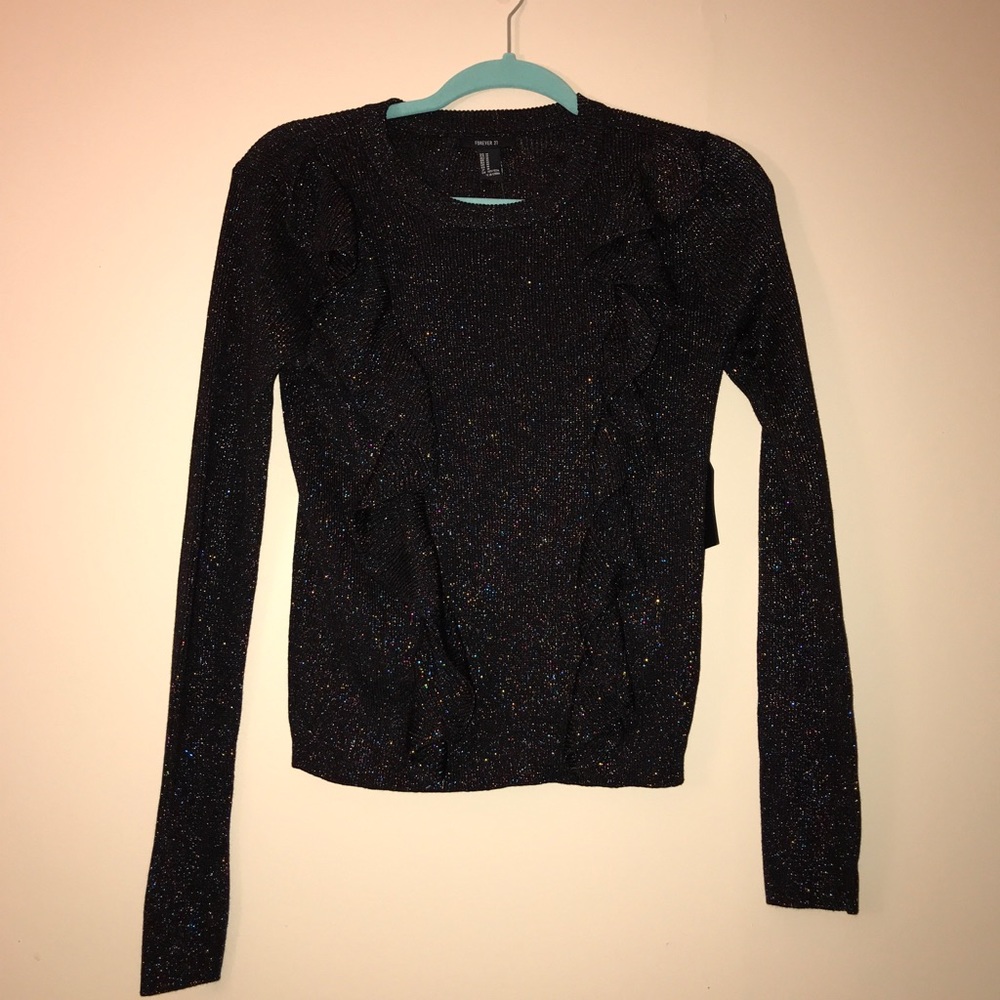 Forever 21 Black/MultiColor Sweater